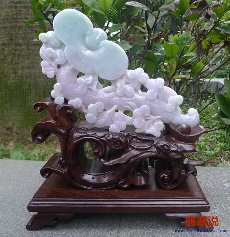 精品精美春带彩 吉祥如意摆件.JPG