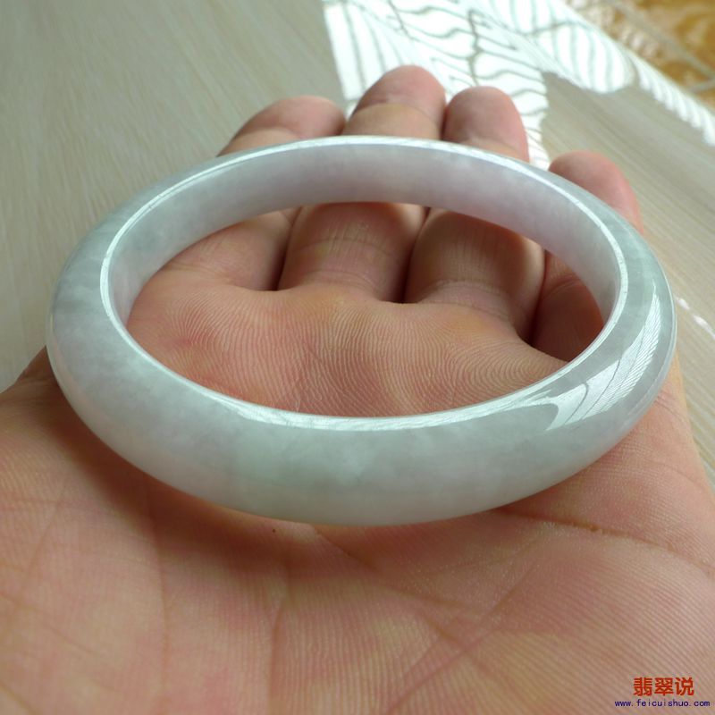 【缅甸老坑A货翡翠淡紫正装手镯57MM】 【价格】-特价900 【尺寸】-57.32*9.45*7.38mm 【证书】-158GA237008 ...