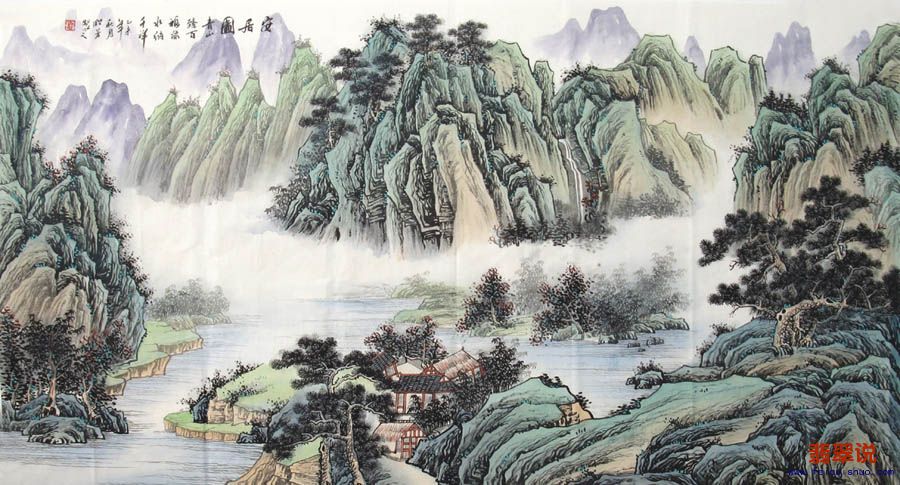 秦明芳·六尺工笔山水21-10.jpg