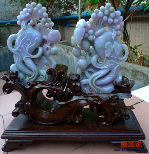 精美紫罗兰 人参如意两摆件送证书 - 副本.jpg