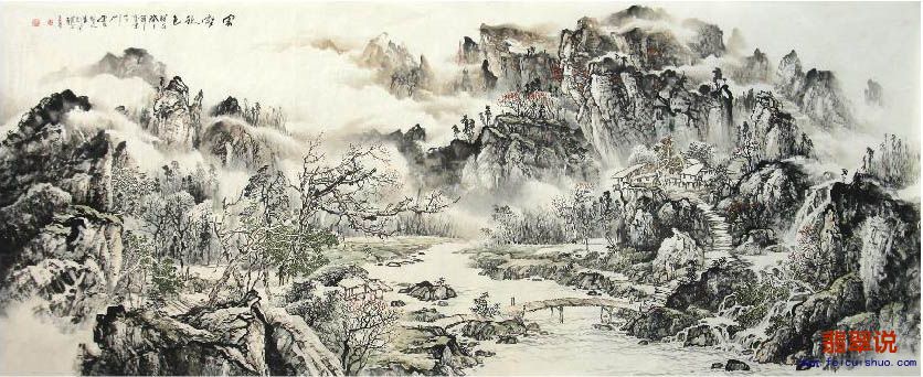 李云友小八尺山水精品·云壑秋色26-3.JPG