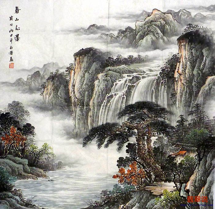 唐仕杰八尺斗方山水03.jpg