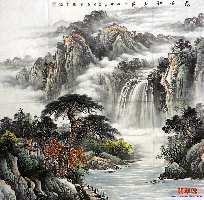 唐仕杰八尺斗方山水05.jpg